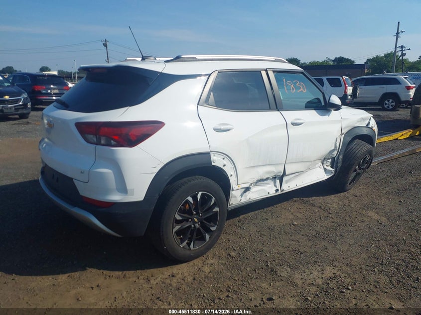 2023 Chevrolet Trailblazer VIN KL79MRSL9PB090638 IAAI salvage auction — FRONT END, Clear (New Jersey), sold $1,450 on 2026-07-20 (photo 4)