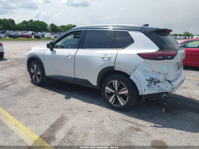 2024 Nissan Rogue VIN JN8BT3CB1RW449524 IAAI salvage auction — LEFT REAR, Clear (Florida), sold $15,500 on 2026-07-09 (photo 3)