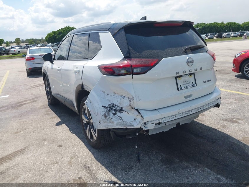 2024 Nissan Rogue VIN JN8BT3CB1RW449524 IAAI salvage auction — LEFT REAR, Clear (Florida), sold $15,500 on 2026-07-09 (photo 6)