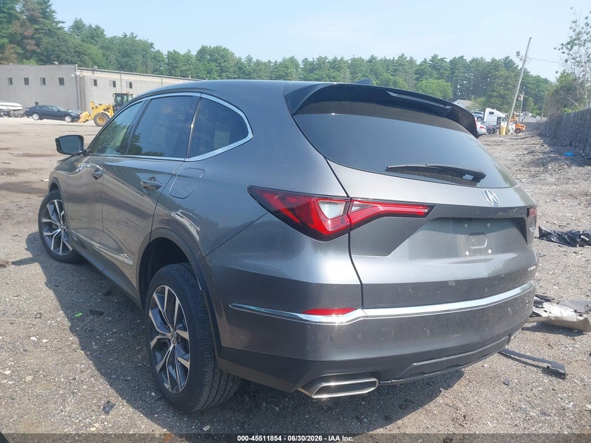 2022 Acura Mdx VIN 5J8YE1H41NL044209 IAAI salvage auction — RIGHT FRONT, Salvage Title, sold $7,150 on 2026-08-22 (photo 3)