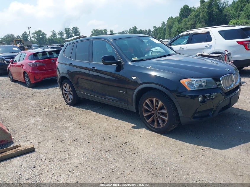 2013 BMW X3 VIN 5UXWX9C51D0A25725 IAAI salvage auction — NORMAL WEAR, Clear-Dealer Only (Maryland), sold $650 on 2026-07-30 (photo 1)