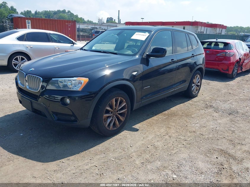 2013 BMW X3 VIN 5UXWX9C51D0A25725 IAAI salvage auction — NORMAL WEAR, Clear-Dealer Only (Maryland), sold $650 on 2026-07-30 (photo 2)