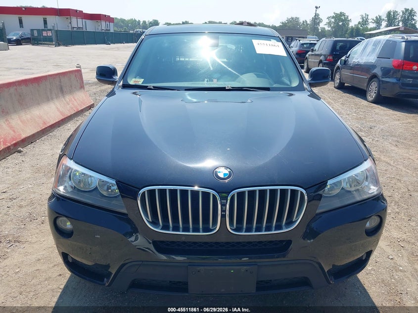 2013 BMW X3 VIN 5UXWX9C51D0A25725 IAAI salvage auction — NORMAL WEAR, Clear-Dealer Only (Maryland), sold $650 on 2026-07-30 (photo 6)