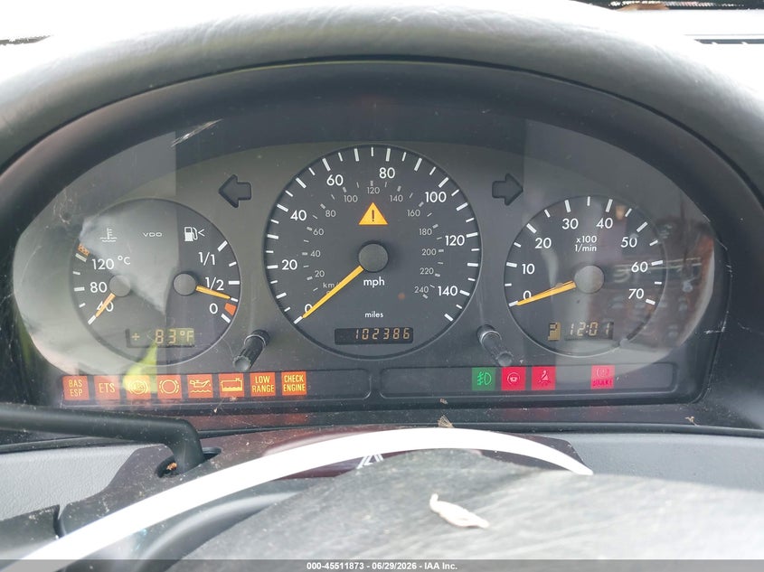 2000 Mercedes-benz Ml-class VIN 4JGAB72E8YA193497 IAAI salvage auction — NORMAL WEAR, Clear (Maryland), sold $375 on 2026-07-09 (photo 7)