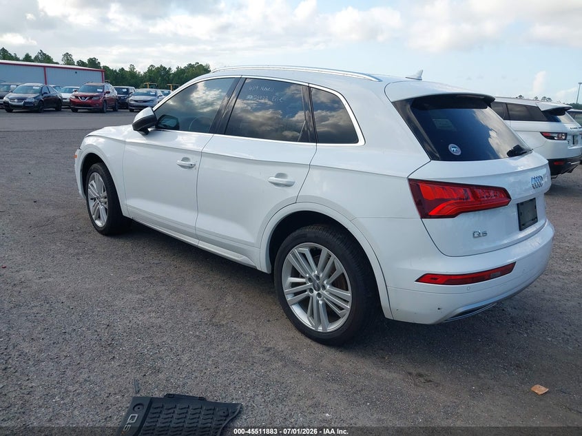 2018 Audi Q5 VIN WA1BNAFY4J2021835 IAAI salvage auction — FRONT END, Rebuildable (Florida), sold $6,550 on 2026-07-14 (photo 3)
