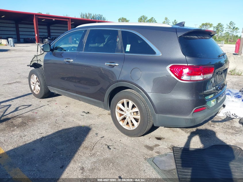 2018 Kia Sorento VIN 5XYPG4A39JG389775 IAAI salvage auction — FRONT END, Rebuildable (Florida), sold $1,600 on 2026-07-29 (photo 3)