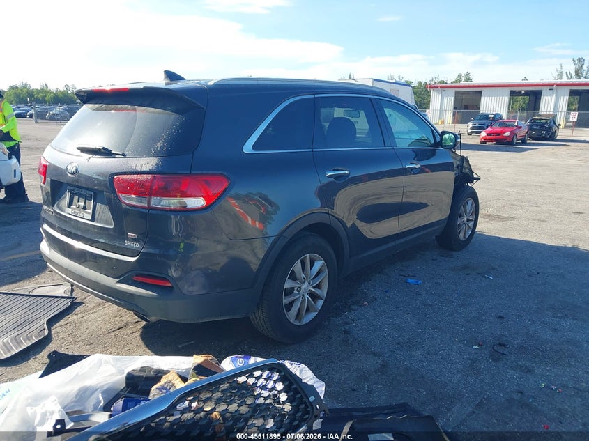 2018 Kia Sorento VIN 5XYPG4A39JG389775 IAAI salvage auction — FRONT END, Rebuildable (Florida), sold $1,600 on 2026-07-29 (photo 4)