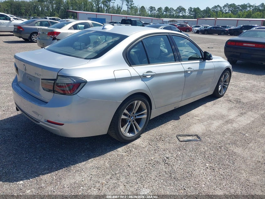 2015 BMW 3er VIN WBA3A5G53FNS86587 IAAI salvage auction — FRONT END, Clear (Florida), sold $1,200 on 2026-07-14 (photo 4)