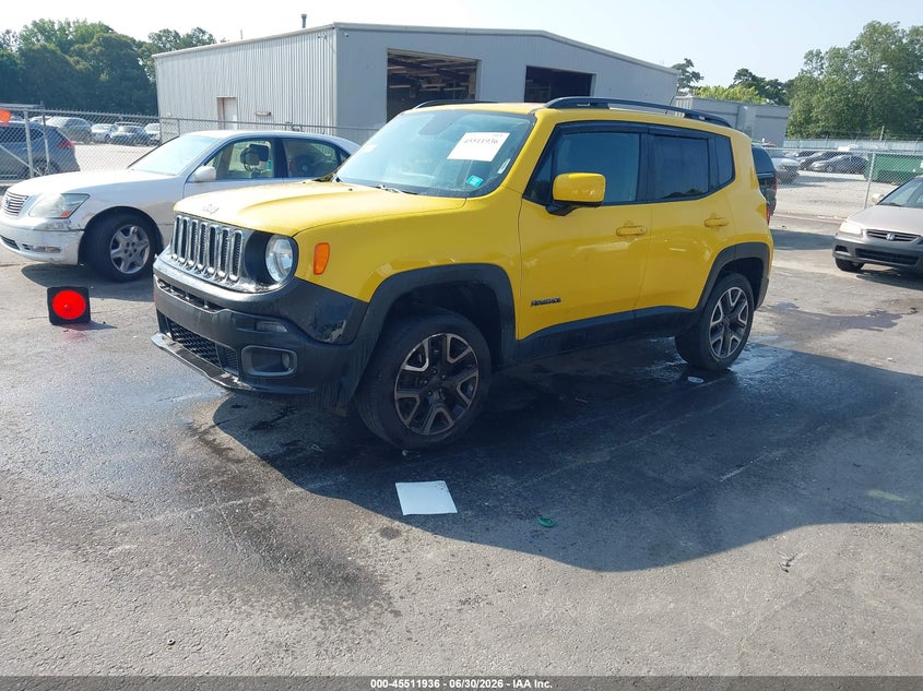 2017 Jeep Renegade VIN ZACCJBBB1HPG10385 IAAI salvage auction — NORMAL WEAR, Repossession Paperwork (Georgia), sold $1,450 on 2026-08-05 (photo 2)
