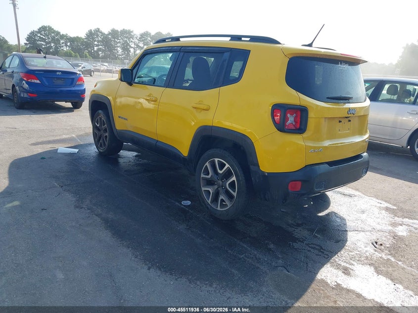 2017 Jeep Renegade VIN ZACCJBBB1HPG10385 IAAI salvage auction — NORMAL WEAR, Repossession Paperwork (Georgia), sold $1,450 on 2026-08-05 (photo 3)