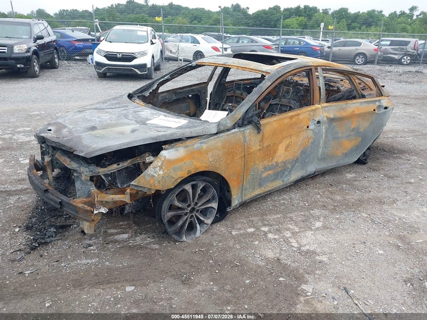 2014 Hyundai Sonata VIN 5NPEC4AC3EH906053 IAAI salvage auction — TOTAL BURN, Salvage (Pennsylvania), sold $25 on 2026-07-22 (photo 2)