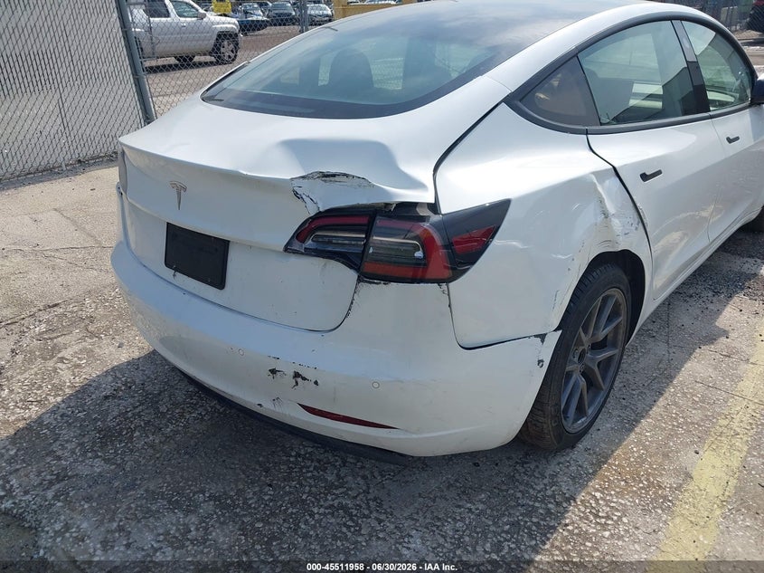 2021 Tesla Model 3 VIN 5YJ3E1EA6MF868159 IAAI salvage auction — RIGHT SIDE, Clear (Arizona), sold $7,225 on 2026-07-15 (photo 6)