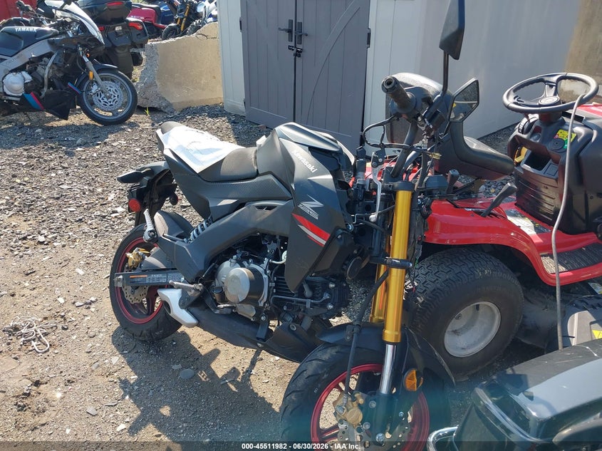 2021 Kawasaki VIN JKABRRJ1XMDA18933 IAAI salvage auction — FRONT END, Salvage (Pennsylvania), sold $100 on 2026-07-15 (photo 1)