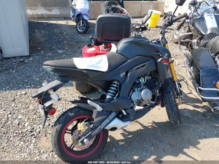 2021 Kawasaki VIN JKABRRJ1XMDA18933 IAAI salvage auction — FRONT END, Salvage (Pennsylvania), sold $100 on 2026-07-15 (photo 4)