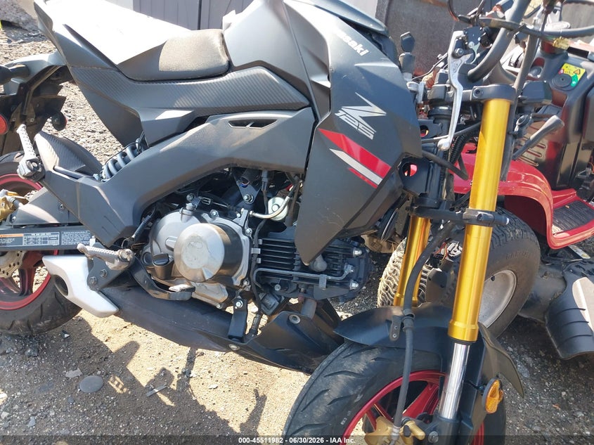 2021 Kawasaki VIN JKABRRJ1XMDA18933 IAAI salvage auction — FRONT END, Salvage (Pennsylvania), sold $100 on 2026-07-15 (photo 8)