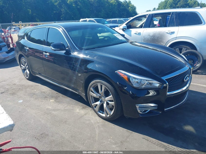 2016 Infiniti Q70 VIN JN1BY1PRXGM721329 IAAI salvage auction — UNKNOWN, Salvage (North Carolina), sold $1,850 on 2026-07-22 (photo 1)