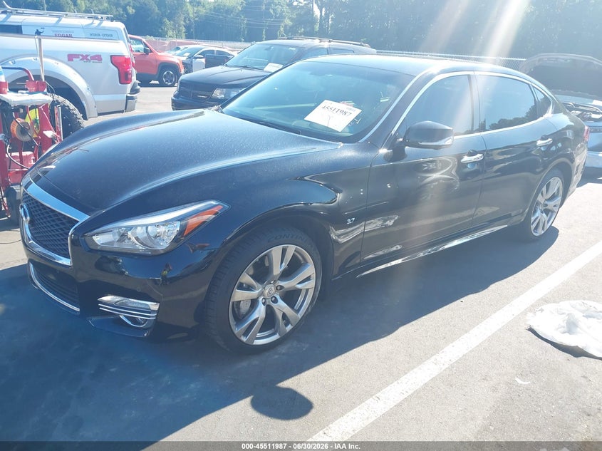2016 Infiniti Q70 VIN JN1BY1PRXGM721329 IAAI salvage auction — UNKNOWN, Salvage (North Carolina), sold $1,850 on 2026-07-22 (photo 2)