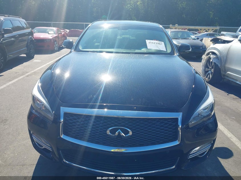 2016 Infiniti Q70 VIN JN1BY1PRXGM721329 IAAI salvage auction — UNKNOWN, Salvage (North Carolina), sold $1,850 on 2026-07-22 (photo 6)