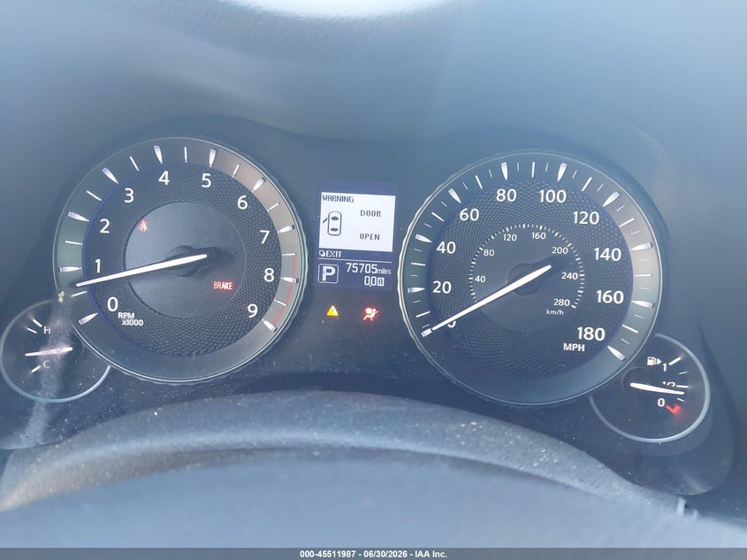 2016 Infiniti Q70 VIN JN1BY1PRXGM721329 IAAI salvage auction — UNKNOWN, Salvage (North Carolina), sold $1,850 on 2026-07-22 (photo 7)