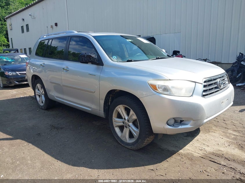 2010 Toyota Highlander VIN 5TDDK3EH5AS019363 IAAI salvage auction — NORMAL WEAR, Clear (New York), sold $3,300 on 2026-07-09 (photo 1)