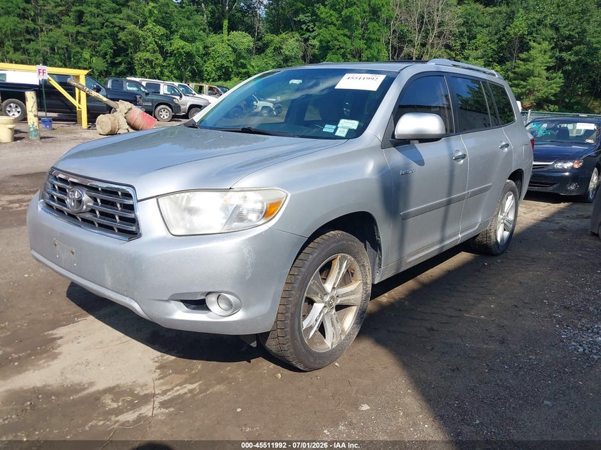 2010 Toyota Highlander VIN 5TDDK3EH5AS019363 IAAI salvage auction — NORMAL WEAR, Clear (New York), sold $3,300 on 2026-07-09 (photo 2)
