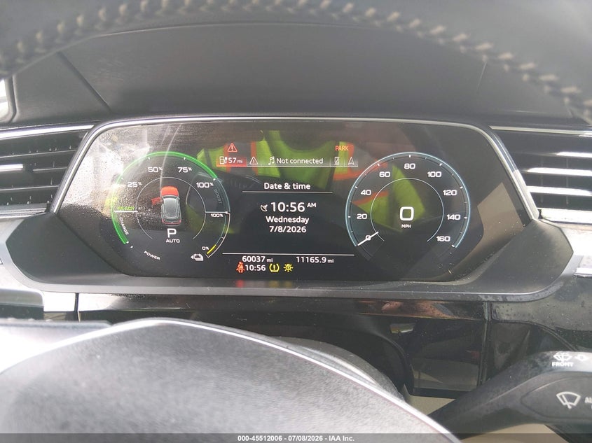 2019 Audi E-tron VIN WA1LAAGE2KB011276 IAAI salvage auction — FRONT END, Salvage (Missouri), sold $9,700 on 2026-08-19 (photo 7)