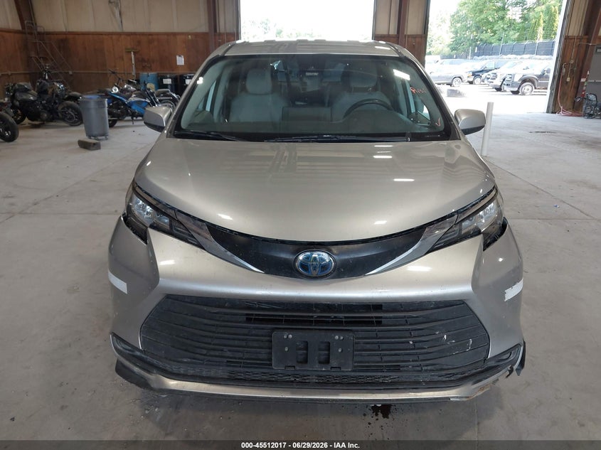 2023 Toyota Sienna VIN 5TDKRKEC3PS165870 IAAI salvage auction — FRONT END, Clear (Oklahoma), sold $10,600 on 2026-07-15 (photo 6)