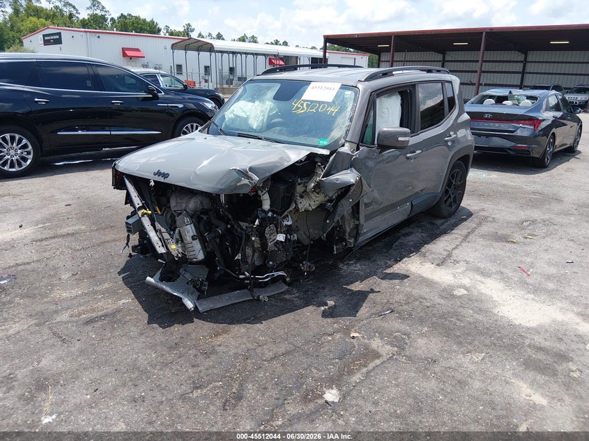 2019 Jeep Renegade VIN ZACNJABB2KPK59624 IAAI salvage auction — FRONT & REAR, Rebuildable (Florida), sold $25 on 2026-07-28 (photo 2)