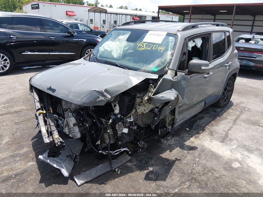 2019 Jeep Renegade VIN ZACNJABB2KPK59624 IAAI salvage auction — FRONT & REAR, Rebuildable (Florida), sold $25 on 2026-07-28 (photo 6)