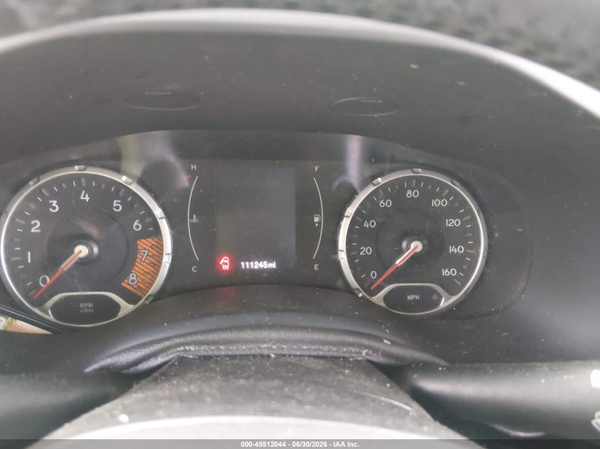 2019 Jeep Renegade VIN ZACNJABB2KPK59624 IAAI salvage auction — FRONT & REAR, Rebuildable (Florida), sold $25 on 2026-07-28 (photo 7)