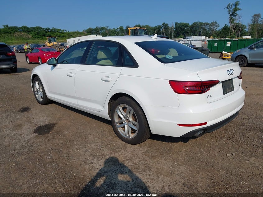 2017 Audi A4 VIN WAUANAF48HN024242 IAAI salvage auction — FRONT END, Salvage (Idaho), sold $5,200 on 2026-07-30 (photo 3)