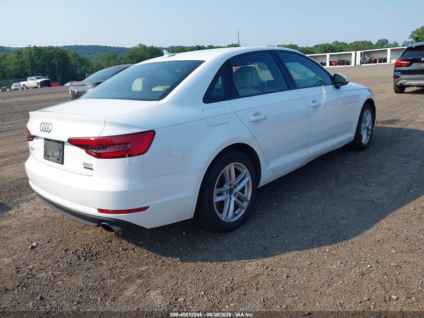 2017 Audi A4 VIN WAUANAF48HN024242 IAAI salvage auction — FRONT END, Salvage (Idaho), sold $5,200 on 2026-07-30 (photo 4)