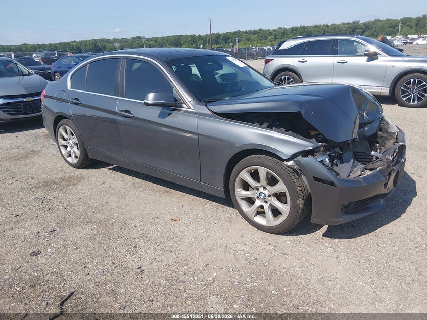 2015 BMW 3er VIN WBA3B5C57FF959555 IAAI salvage auction — FRONT END, Salvage - Greater Than 75% (Maryland), sold $925 on 2026-07-30 (photo 1)