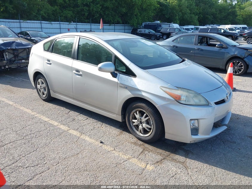 2010 Toyota Prius VIN JTDKN3DU1A0035026 IAAI salvage auction — FRONT END, Clear (Michigan), sold $625 on 2026-07-27 (photo 1)