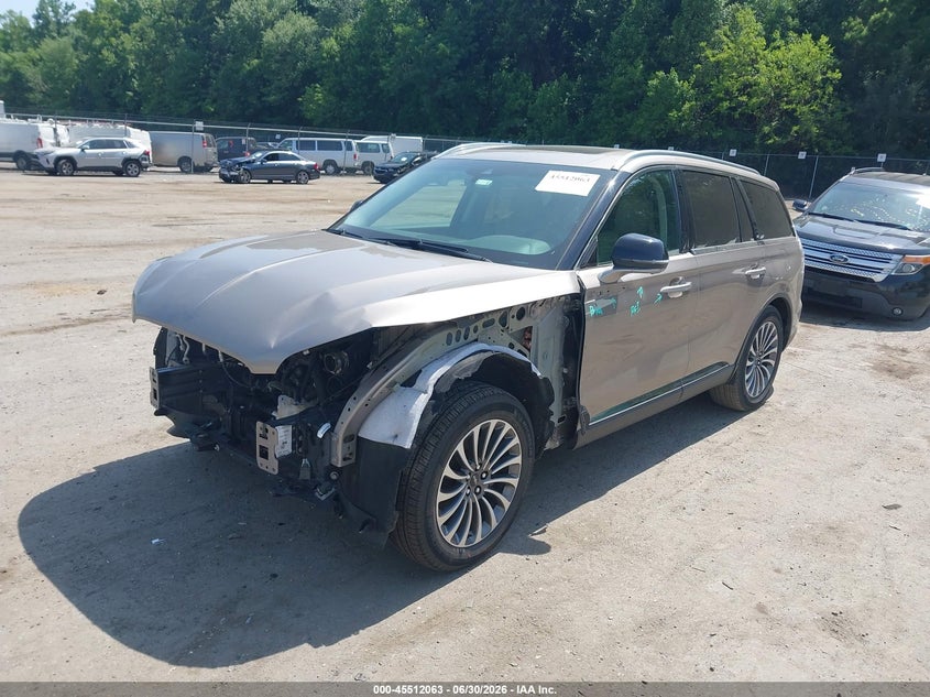 2020 Lincoln Aviator VIN 5LM5J7XC3LGL32207 IAAI salvage auction — FRONT END, Salvage - Greater Than 75% (Maryland), sold $7,200 on 2026-07-28 (photo 2)