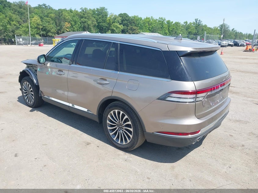 2020 Lincoln Aviator VIN 5LM5J7XC3LGL32207 IAAI salvage auction — FRONT END, Salvage - Greater Than 75% (Maryland), sold $7,200 on 2026-07-28 (photo 3)