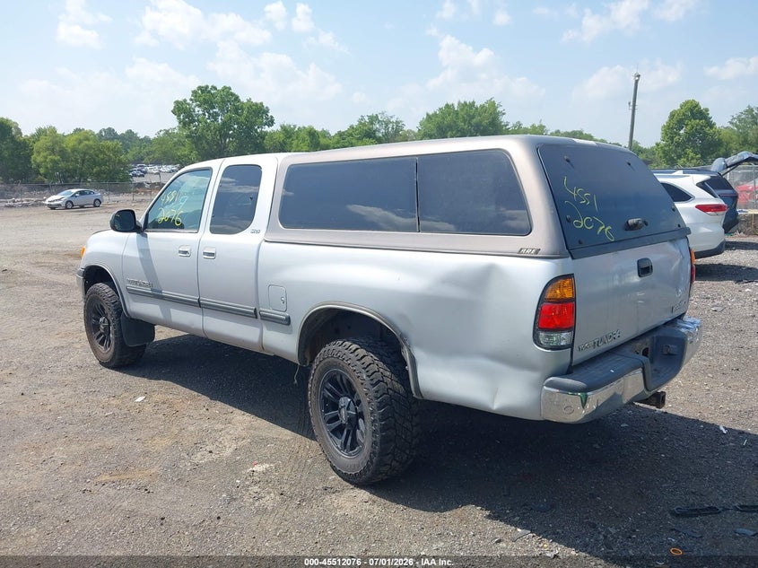 2000 Toyota Tundra VIN 5TBBT4412YS007088 IAAI salvage auction — UNKNOWN, Clear (Virginia), sold $2,350 on 2026-07-28 (photo 3)