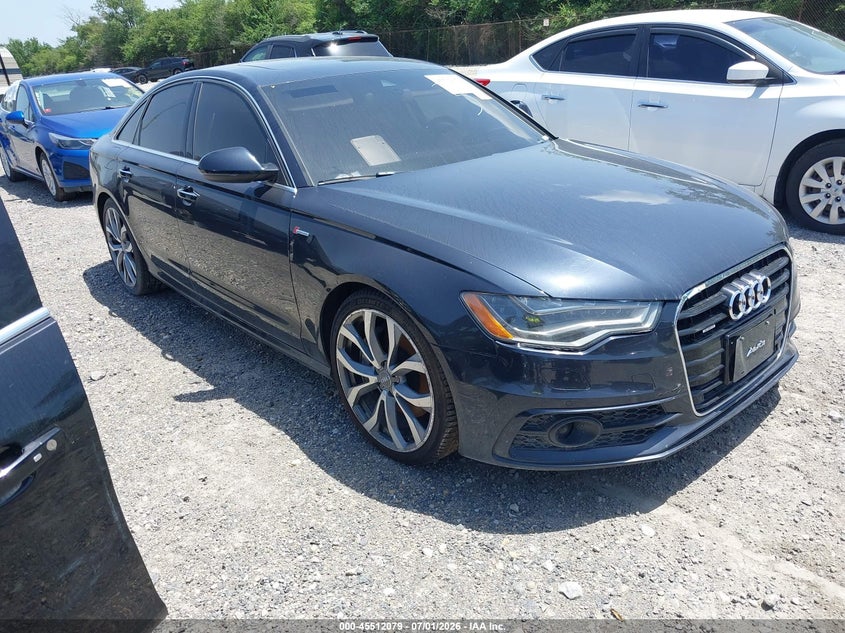 2012 Audi A6 VIN WAUJGAFC2CN148047 IAAI salvage auction — ENGINE DAMAGE, Salvage (Ohio), sold $600 on 2026-07-07 (photo 1)