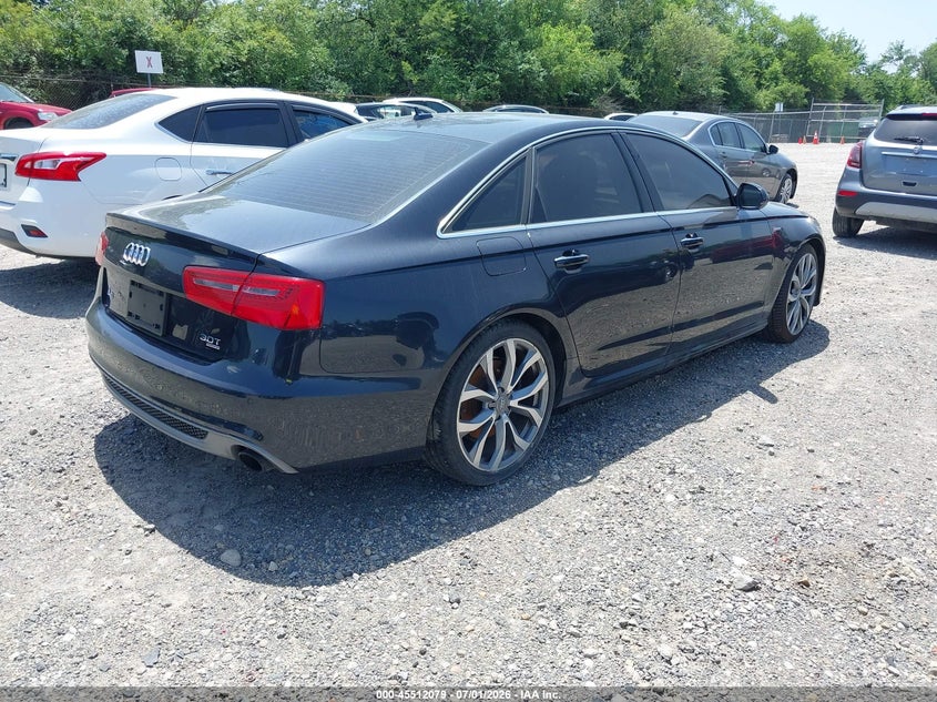2012 Audi A6 VIN WAUJGAFC2CN148047 IAAI salvage auction — ENGINE DAMAGE, Salvage (Ohio), sold $600 on 2026-07-07 (photo 4)