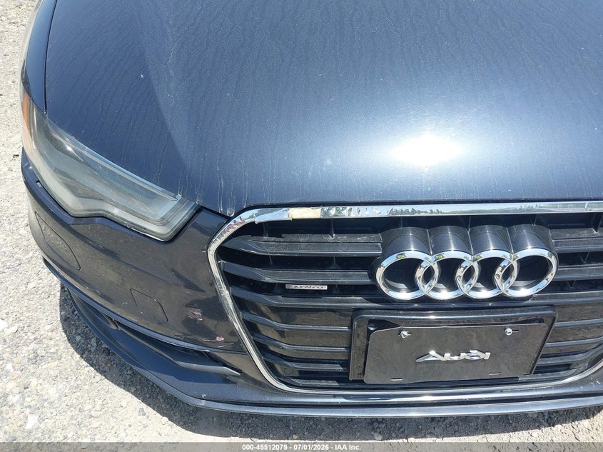 2012 Audi A6 VIN WAUJGAFC2CN148047 IAAI salvage auction — ENGINE DAMAGE, Salvage (Ohio), sold $600 on 2026-07-07 (photo 6)