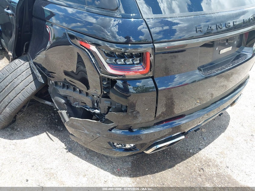 2022 Land rover Range rover sport VIN SALWZ2REXNA799676 IAAI salvage auction — LEFT REAR, Rebuildable (Florida), sold $21,000 on 2026-07-30 (photo 6)