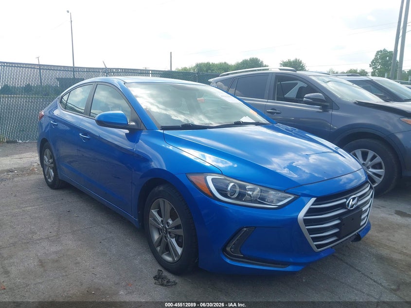 2017 Hyundai Elantra VIN KMHD84LF0HU327063 IAAI salvage auction — FRONT END, Salvage (Ohio), sold $25 on 2026-07-28 (photo 1)