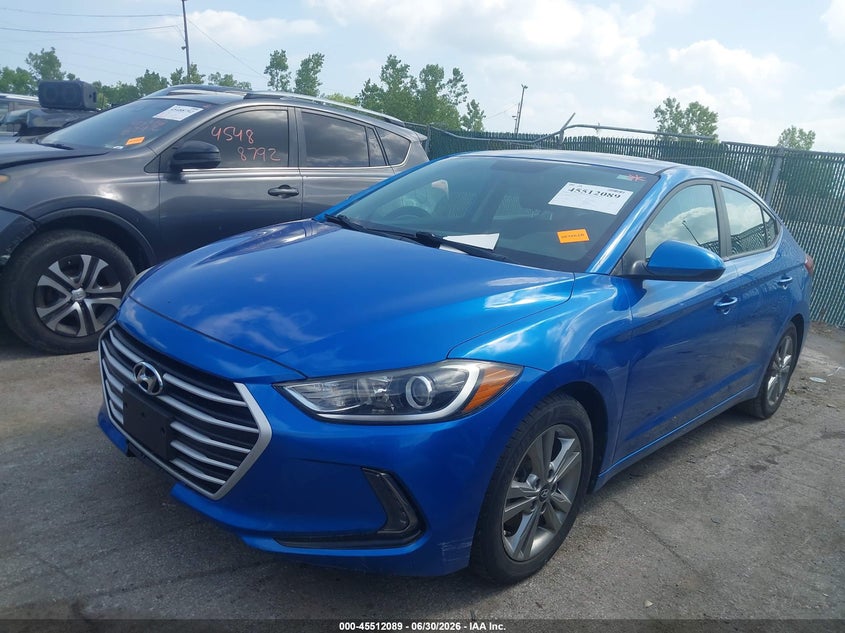 2017 Hyundai Elantra VIN KMHD84LF0HU327063 IAAI salvage auction — FRONT END, Salvage (Ohio), sold $25 on 2026-07-28 (photo 2)