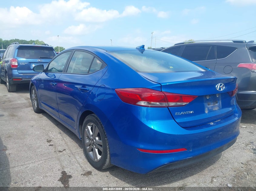 2017 Hyundai Elantra VIN KMHD84LF0HU327063 IAAI salvage auction — FRONT END, Salvage (Ohio), sold $25 on 2026-07-28 (photo 3)