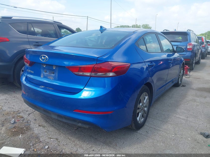 2017 Hyundai Elantra VIN KMHD84LF0HU327063 IAAI salvage auction — FRONT END, Salvage (Ohio), sold $25 on 2026-07-28 (photo 4)