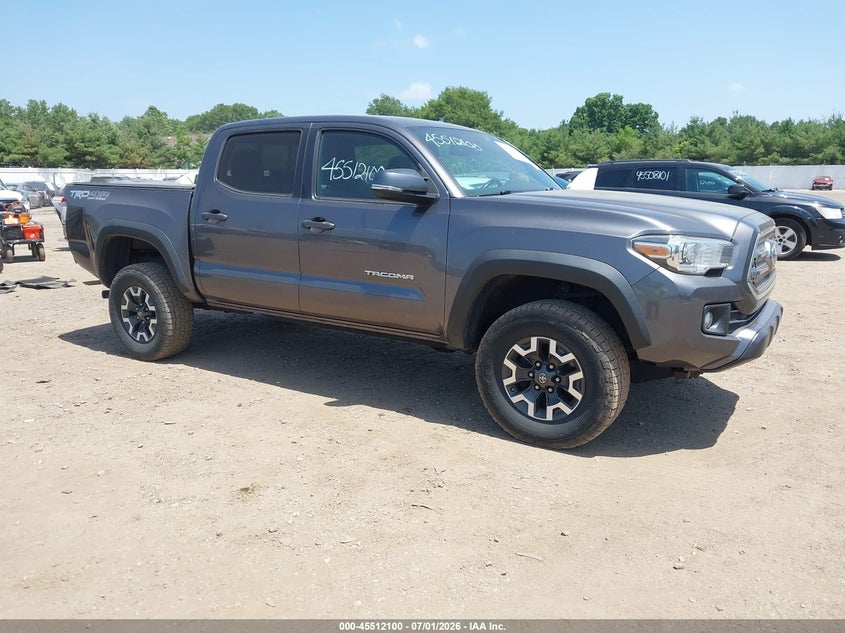 2016 Toyota Tacoma VIN 5TFCZ5AN4GX018285 IAAI salvage auction — REAR END, Clear (Indiana), sold $1,550 on 2026-07-29 (photo 1)