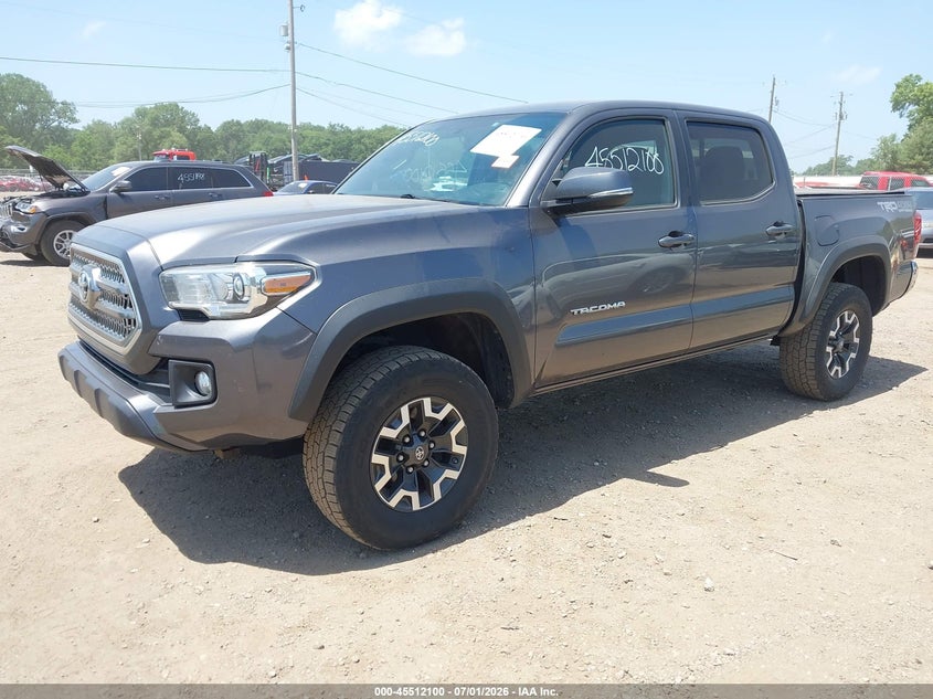 2016 Toyota Tacoma VIN 5TFCZ5AN4GX018285 IAAI salvage auction — REAR END, Clear (Indiana), sold $1,550 on 2026-07-29 (photo 2)