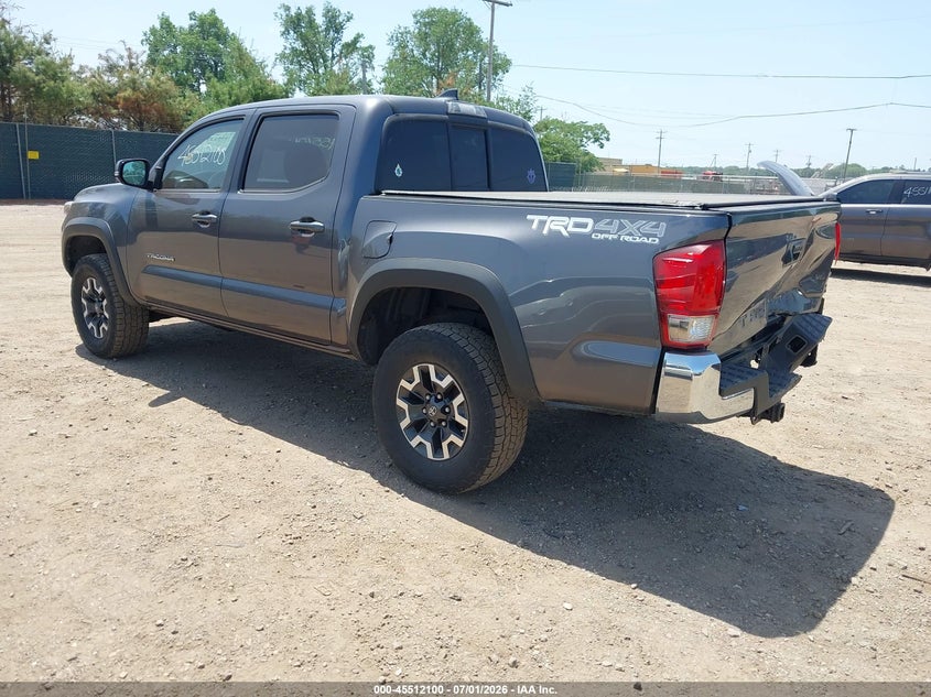 2016 Toyota Tacoma VIN 5TFCZ5AN4GX018285 IAAI salvage auction — REAR END, Clear (Indiana), sold $1,550 on 2026-07-29 (photo 3)