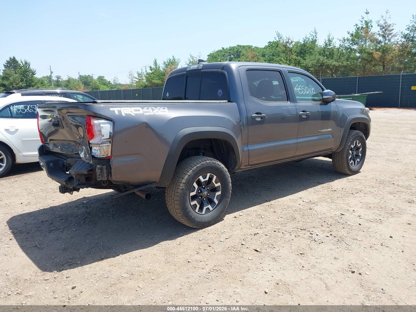 2016 Toyota Tacoma VIN 5TFCZ5AN4GX018285 IAAI salvage auction — REAR END, Clear (Indiana), sold $1,550 on 2026-07-29 (photo 4)