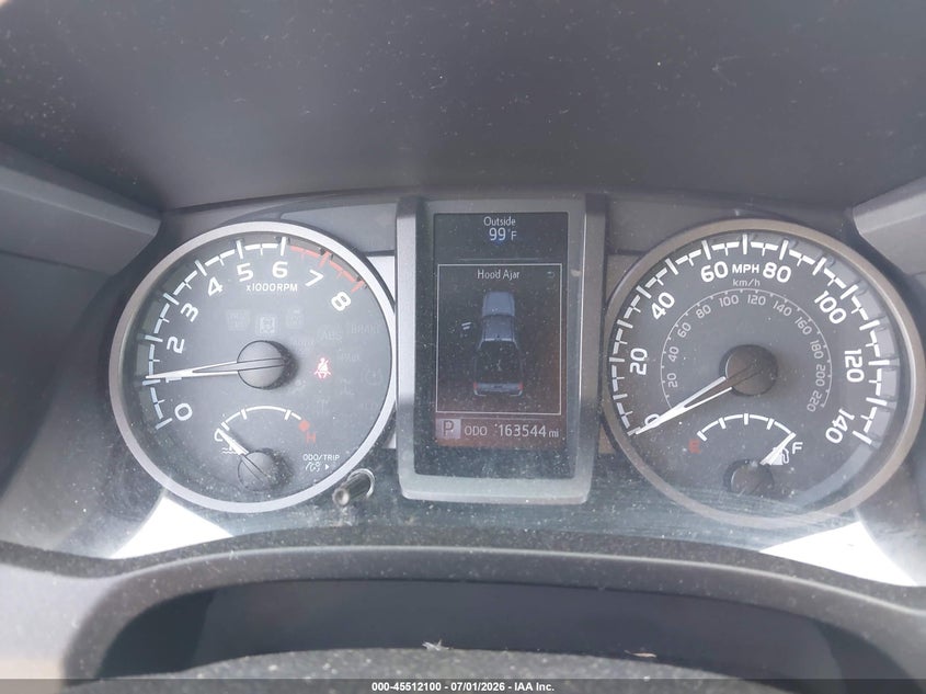 2016 Toyota Tacoma VIN 5TFCZ5AN4GX018285 IAAI salvage auction — REAR END, Clear (Indiana), sold $1,550 on 2026-07-29 (photo 7)